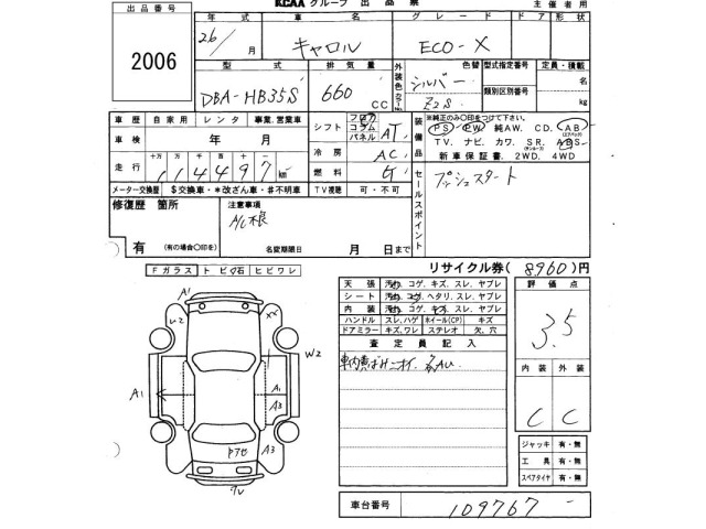Mazda CAROL 2014 8068680-2