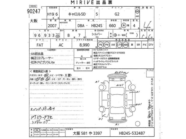 Mazda CAROL 2007 8068695-2