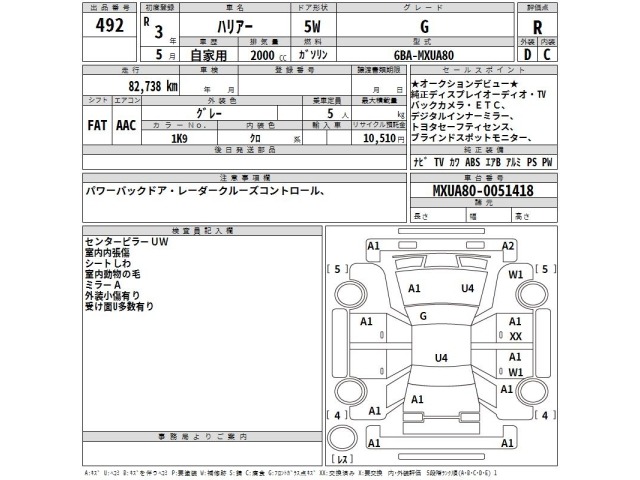Toyota HARRIER 2021 8076329-2