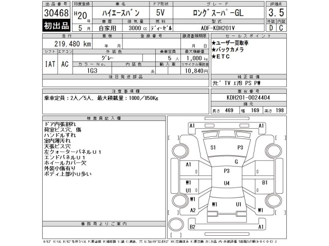 Toyota HIACE VAN 2008 8063762-2