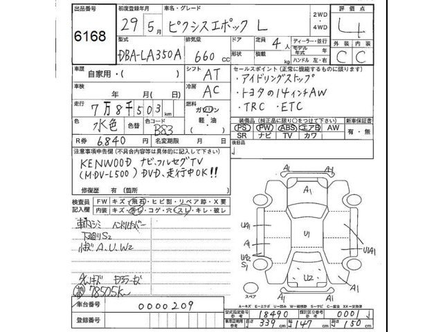Toyota PIXIS EPOCH 2017 8067361-2