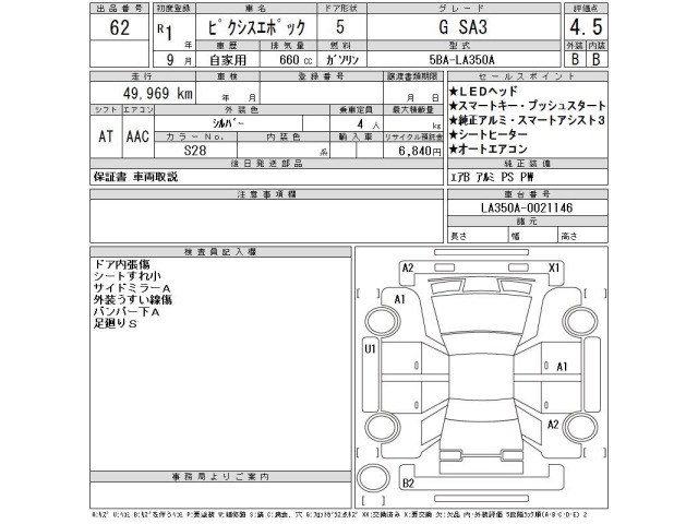 Toyota PIXIS EPOCH 2019 8067369-2