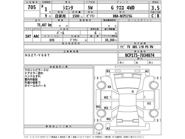 Toyota SIENTA 2019 8063168-2