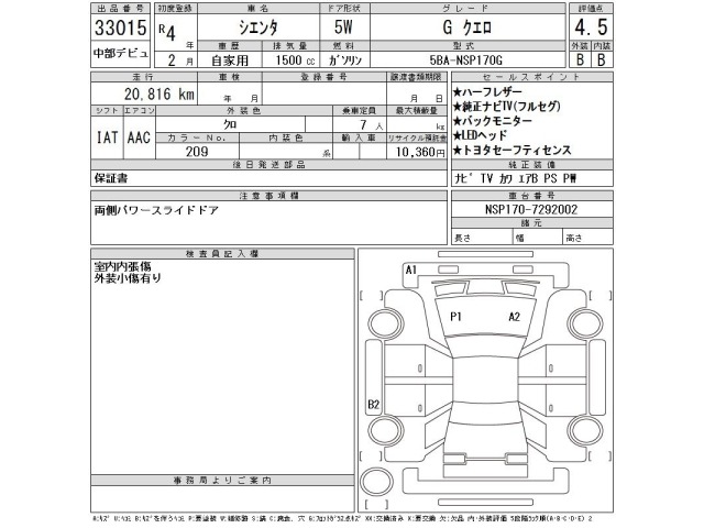 Toyota SIENTA 2022 8063176-2
