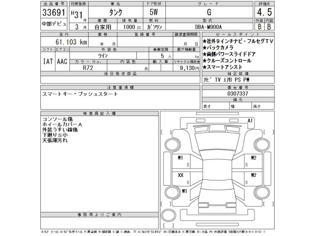Toyota TANK 2019 8065058-2