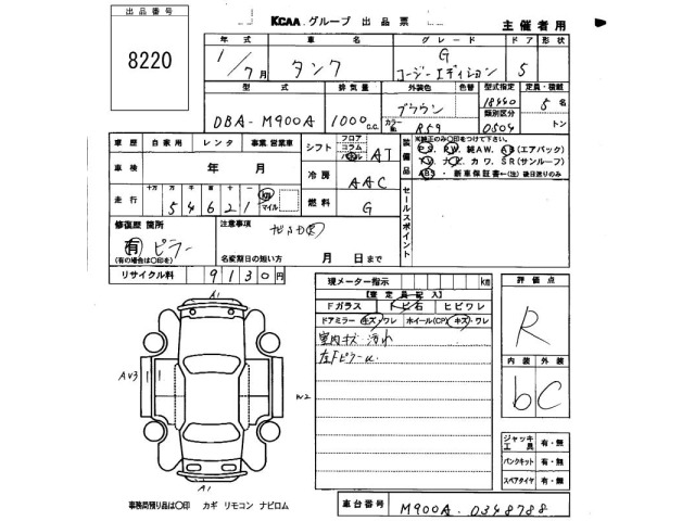 Toyota TANK 2019 8065061-2