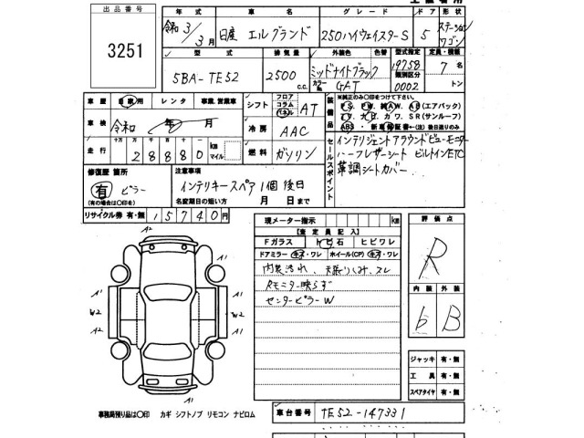 Nissan ELGRAND 2021 8079937-2