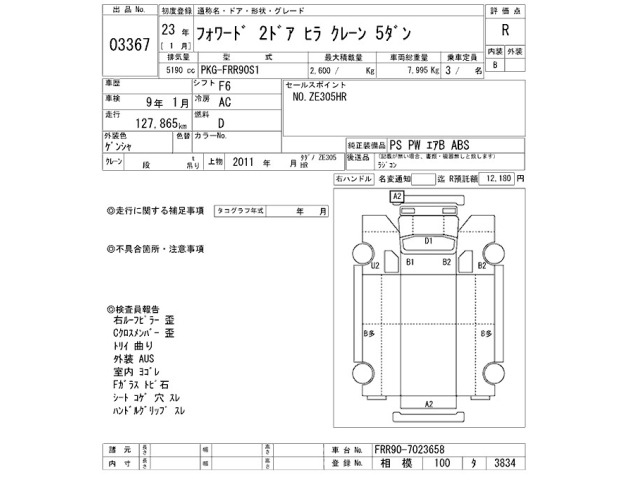 Isuzu FORWARD 2011 8086122-2