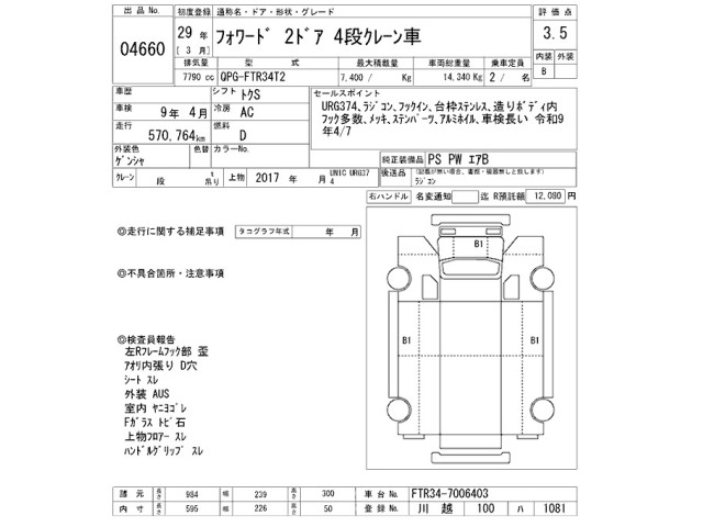 Isuzu FORWARD 2017 8086129-2