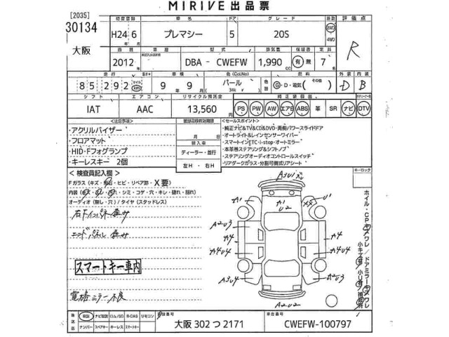 Mazda PREMACY 2012 8081313-2