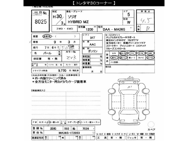 Suzuki SOLIO 2018 8086288-2