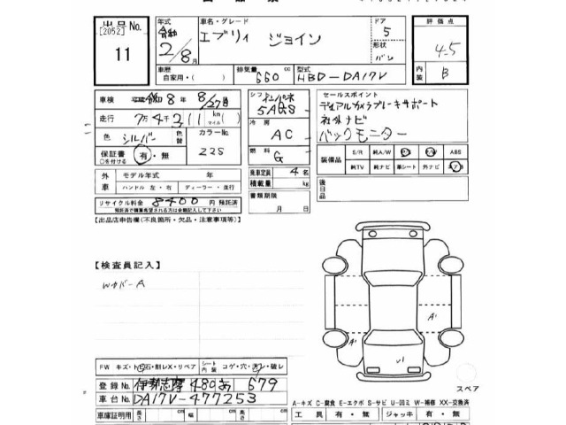 Suzuki EVERY 2020 8088775-2