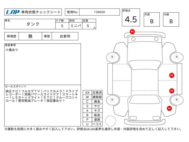 Toyota TANK 2017 8088558-3