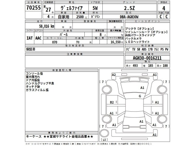 Toyota VELLFIRE 2015 8086411-2