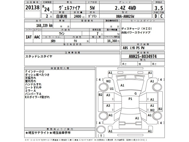 Toyota VELLFIRE 2012 8086412-2
