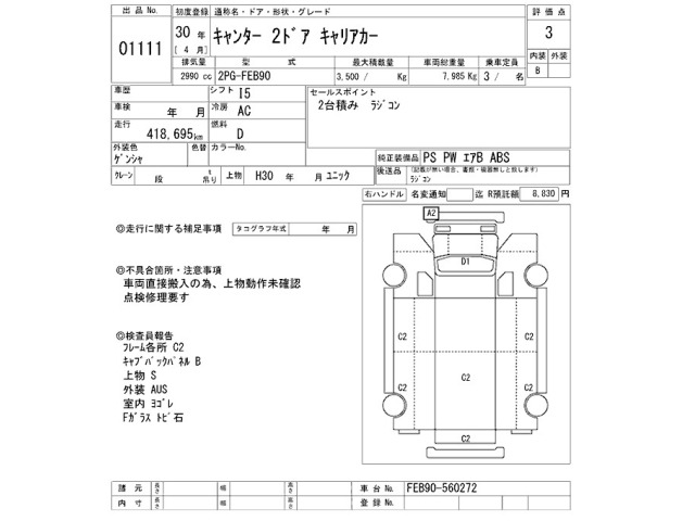 Mitsubishi CANTER 2018 8099396-2