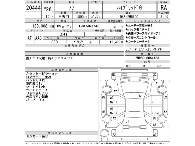 Toyota NOAH 2014 8091667-2