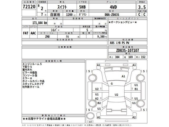 Suzuki SWIFT 2020 8103463-2