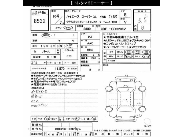 Toyota HIACE VAN 2022 8111719-2