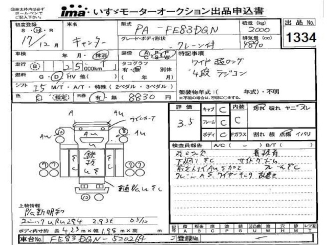 Mitsubishi CANTER 2005 8134244-0