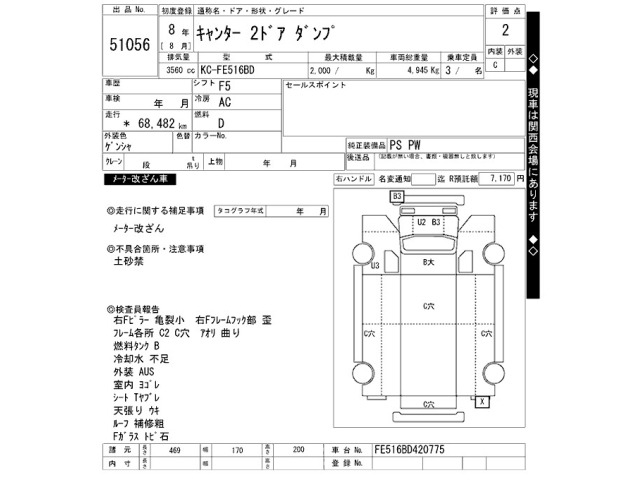 Mitsubishi CANTER 1996 8135008-2