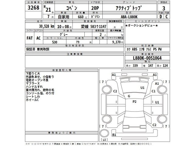 Daihatsu COPEN 2009 8138227-2