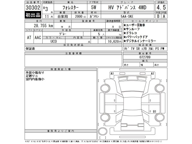 Subaru FORESTER 2021 8136277-2
