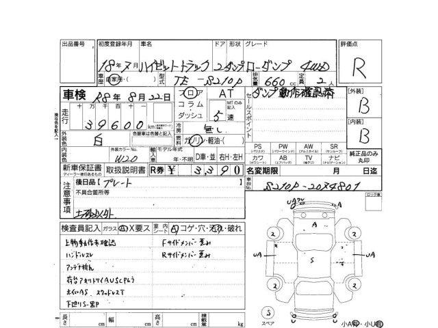 Daihatsu HIJET TRUCK 2006 8122418-3