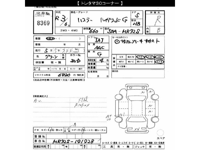 Suzuki HUSTLER 2021 8135734-2