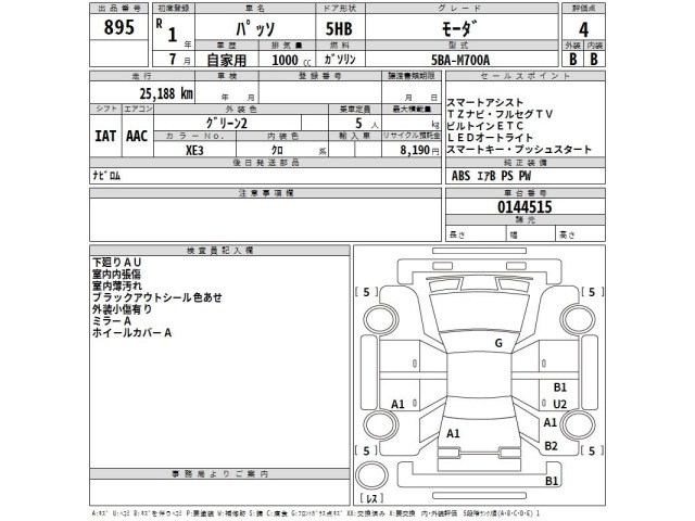 Toyota PASSO 2019 8119010-2