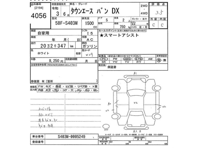 Toyota TOWNACE VAN 2021 8134474-2