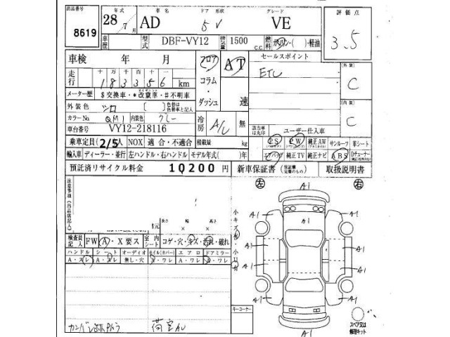 Nissan AD VAN 2016 8150317-4
