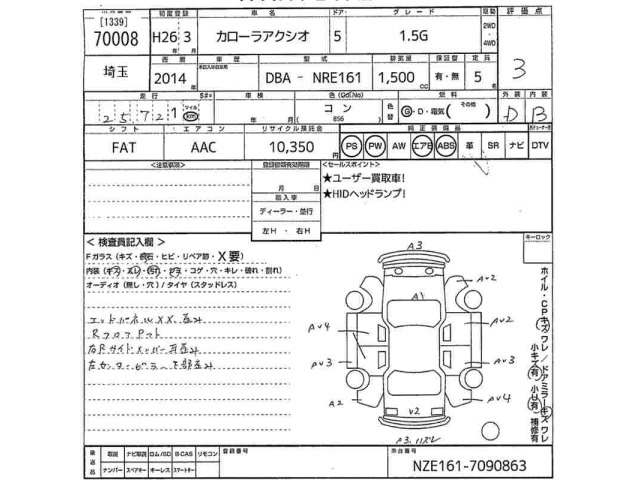 Toyota COROLLA AXIO 2014 8147584-2