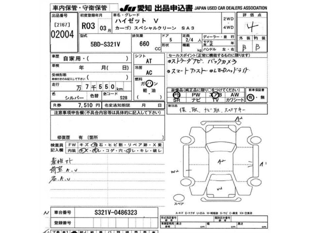 Daihatsu HIJET VAN 2021 8147965-2