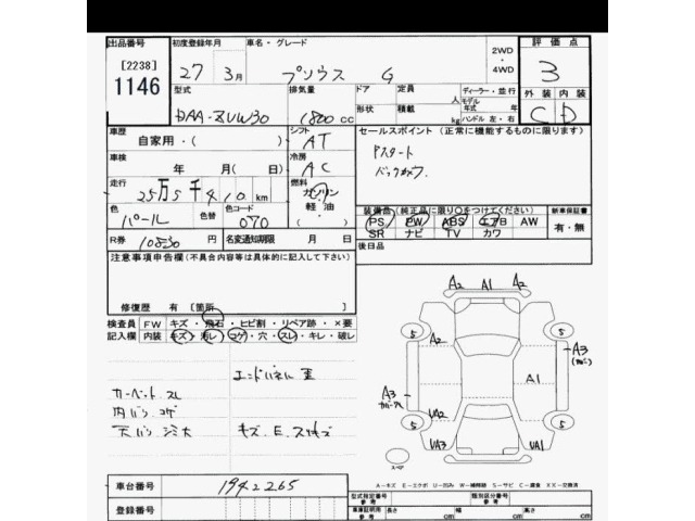 Toyota PRIUS 2015 8150787-2