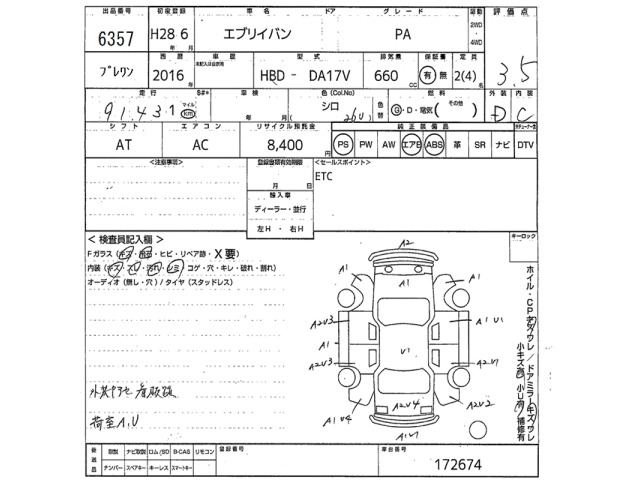 Suzuki EVERY 2016 8162456-2