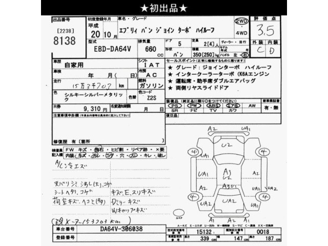 Suzuki EVERY 2008 8162460-2