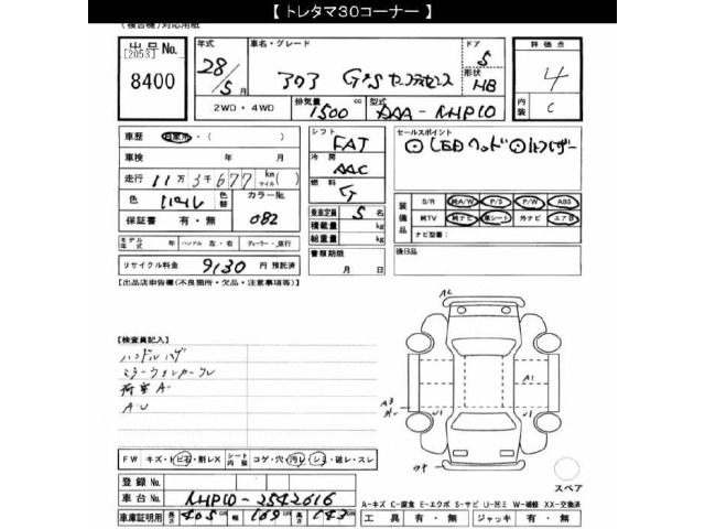 Toyota AQUA 2016 8174738-2