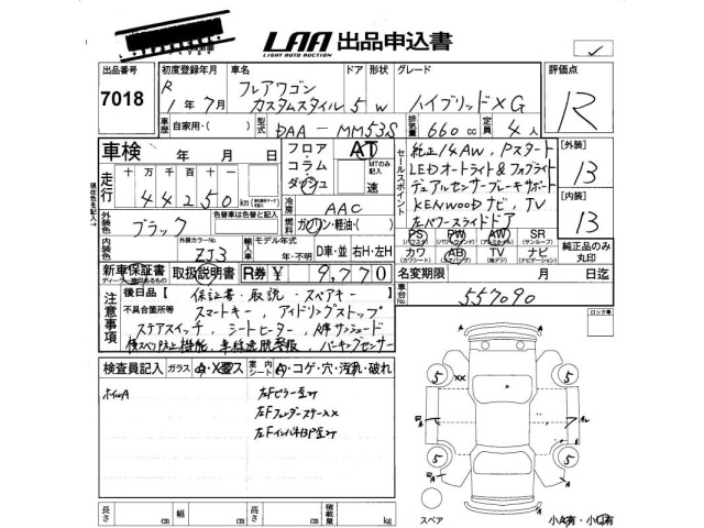 Mazda FLAIR WAGON 2019 8177054-2