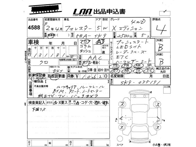 Subaru FORESTER 2020 8176176-2