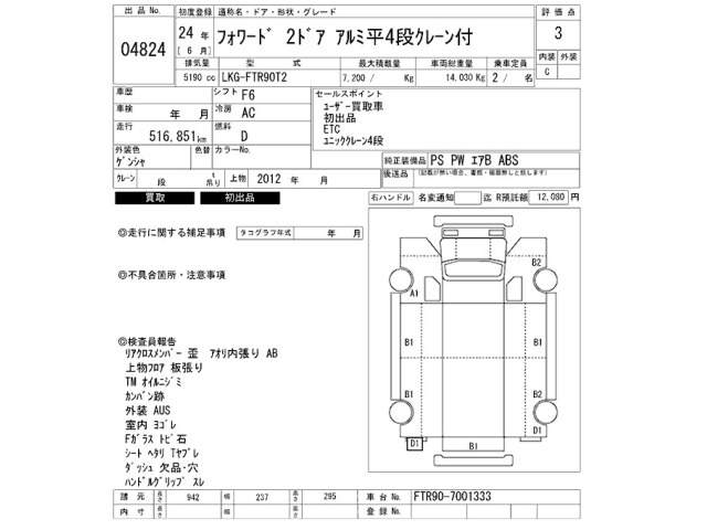 Isuzu FORWARD 2012 8178894-2