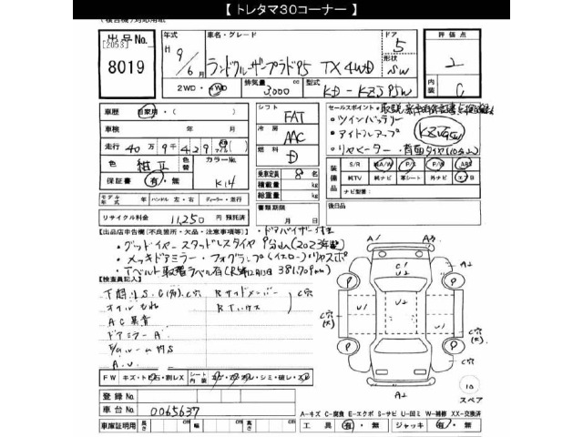Toyota LAND CRUISER PRADO 1997 8177879-2