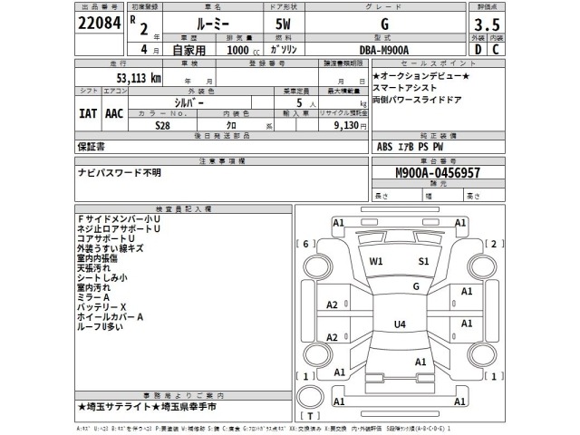 Toyota ROOMY 2020 8176549-2
