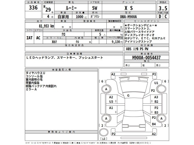 Toyota ROOMY 2017 8176591-2