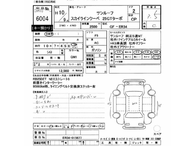 Nissan SKYLINE 1998 8175967-2