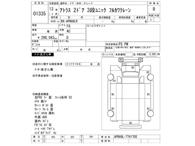 Nissan ATLAS 2001 8189757-2