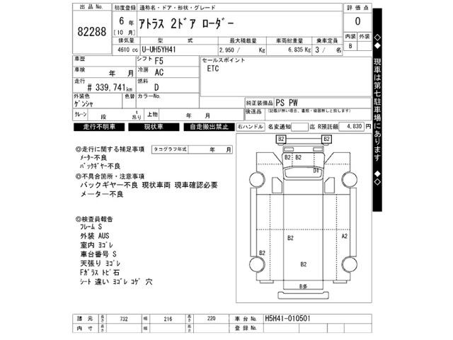 Nissan ATLAS 1994 8189765-2