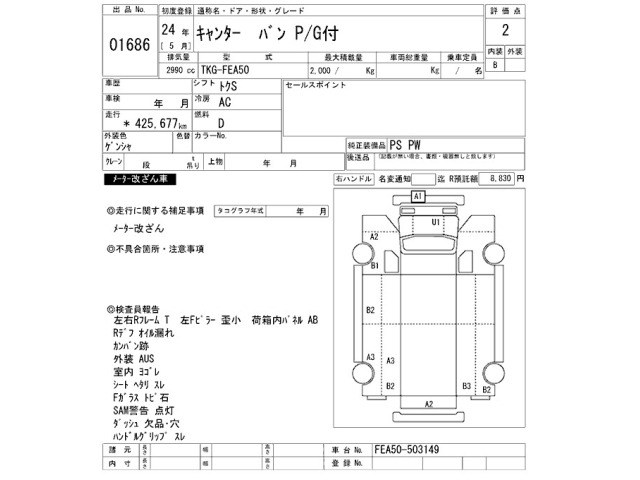 Mitsubishi CANTER 2012 8211350-2