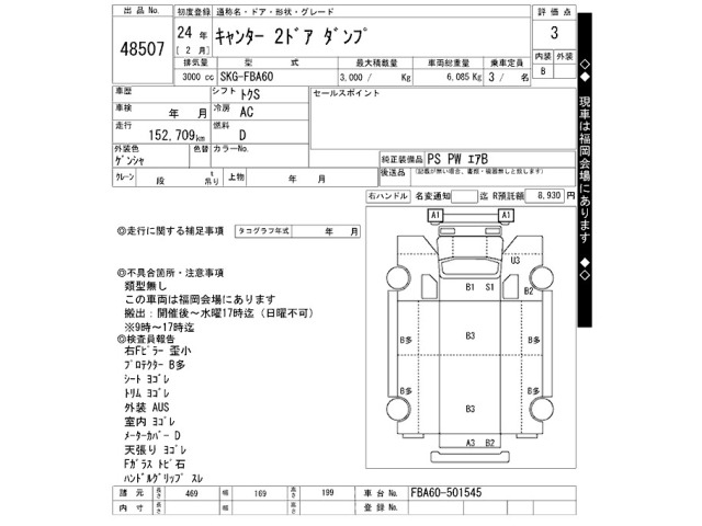 Mitsubishi CANTER 2012 8211382-2