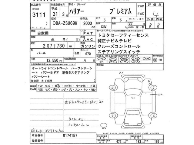 Toyota HARRIER 2019 8195733-2